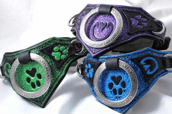 "Meadow" Pet Play Bondage Leather Collar