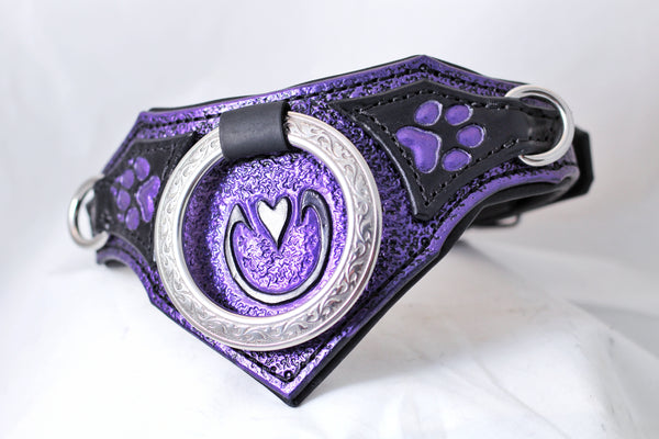 "Meadow" Pet Play Bondage Leather Collar