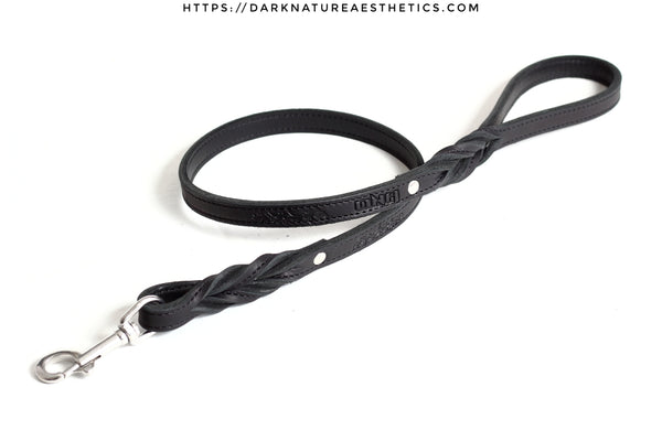 "Carnal Sins" BLACKout Leather Bondage Leash