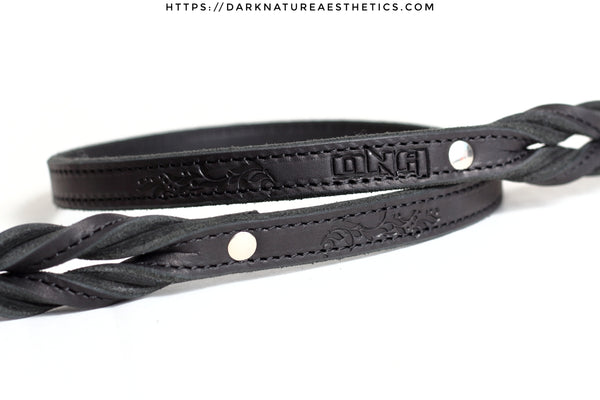 "Carnal Sins" BLACKout Leather Bondage Leash