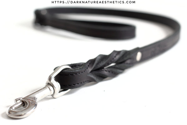 "Carnal Sins" BLACKout Leather Bondage Leash
