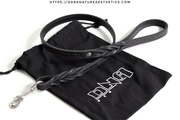 "Carnal Sins" BLACKout Leather Bondage Leash
