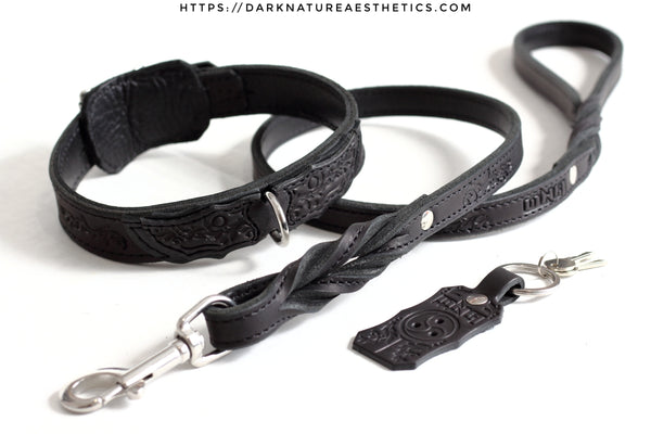 "Carnal Sins" BLACKout Leather Bondage Leash
