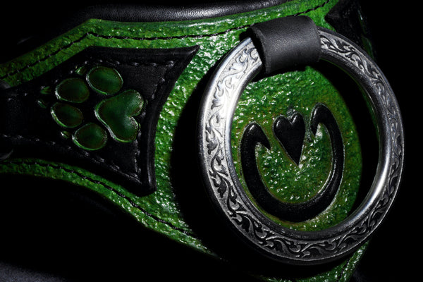 "Meadow" Pet Play Bondage Leather Collar