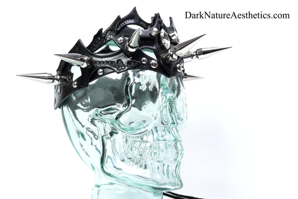 "Deep Abyss" Wrath Spiked Black Crown