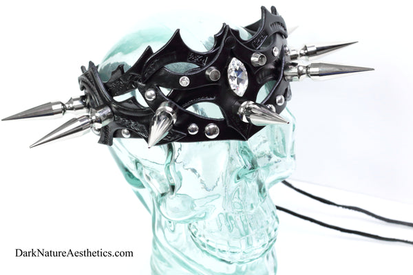 "Deep Abyss" Wrath Spiked Black Crown