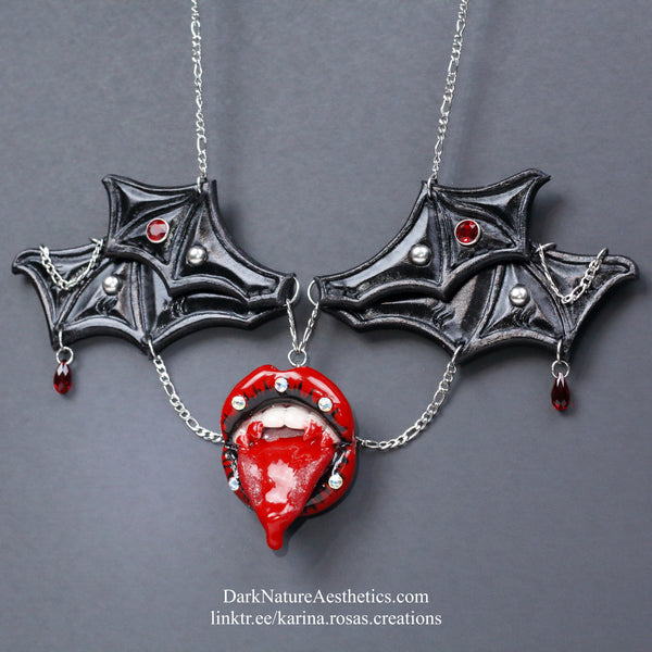 "Bloody Delicious" Vampire Necklace Artist Collaboration