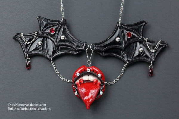 "Bloody Delicious" Vampire Necklace Artist Collaboration
