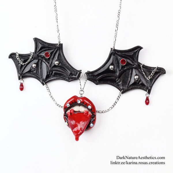 "Bloody Delicious" Vampire Necklace Artist Collaboration