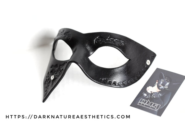 "Deep Abyss" Lucia Leather Mask