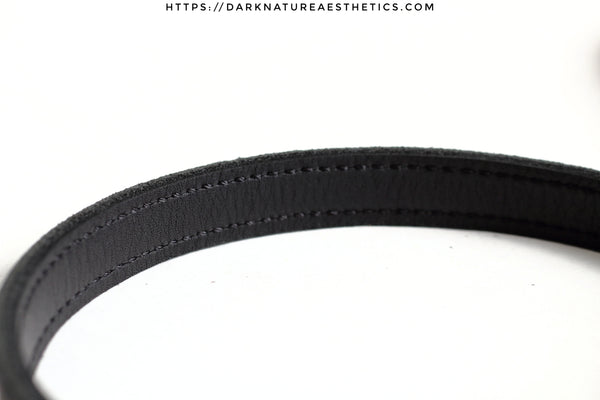 "Carnal Sins" BLACKout Leather Bondage Leash
