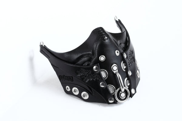 "Deep Abyss" Pure Inevitability Leather Half Mask