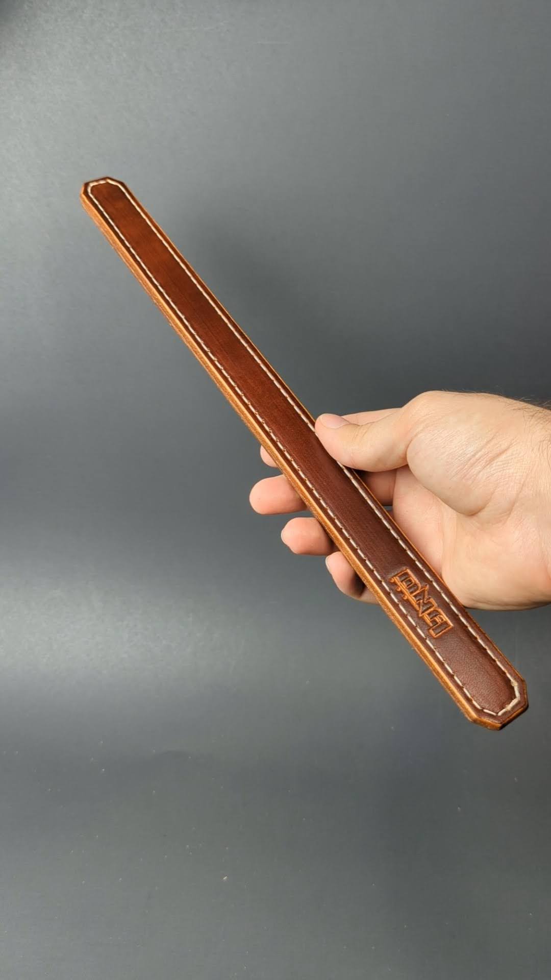 Small Dark Brown Slap Stick Paddle