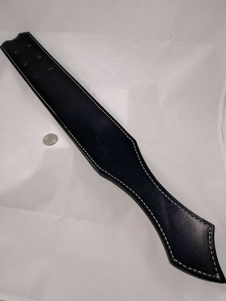 Heavy leather spanker, Leather BDSM paddle