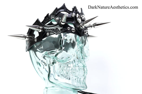 "Deep Abyss" Wrath Spiked Black Crown